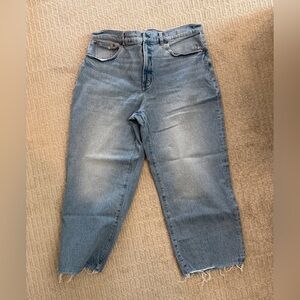 Madewell perfect vintage wide-leg crop jean